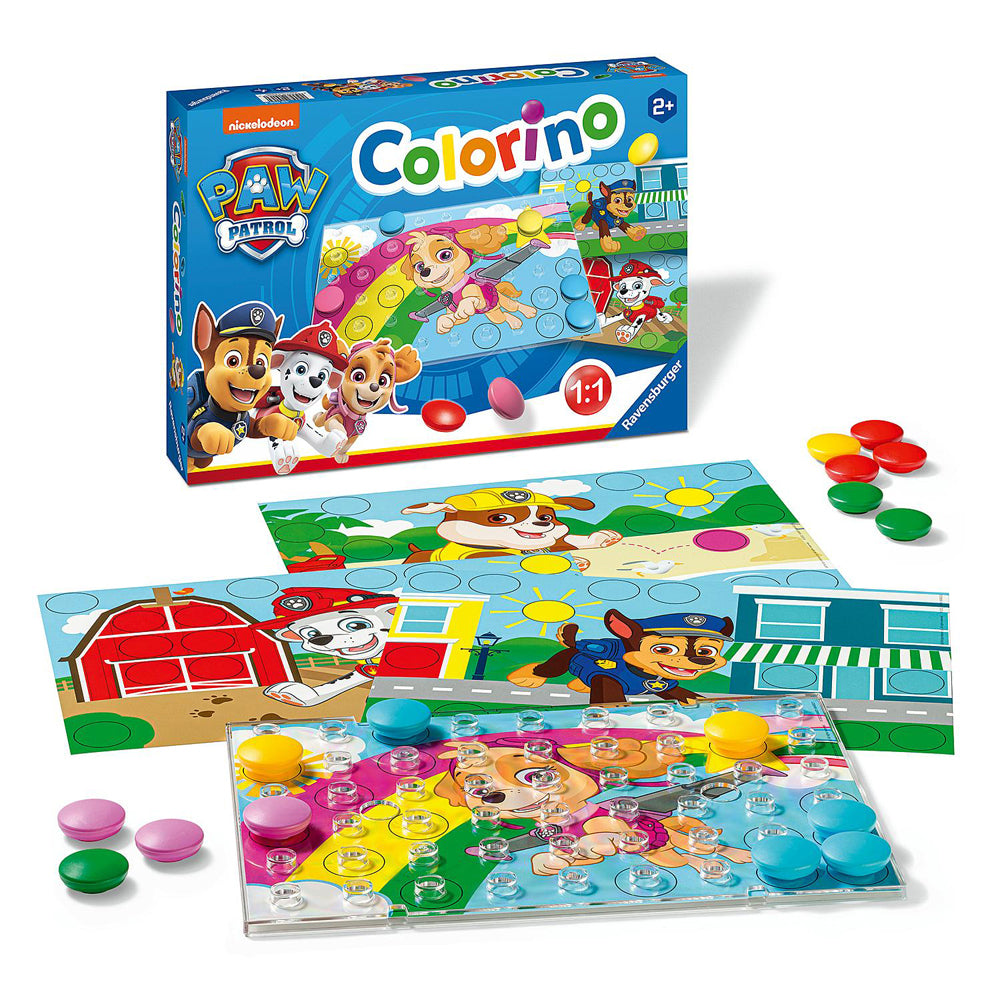 Ravensburger Paw Patrol Colorino Kids/Childrens Family Board Game 2Y+