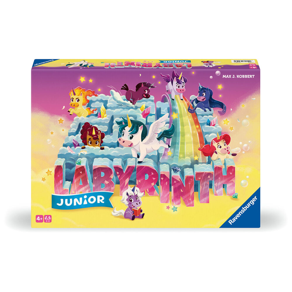 Ravensburger Kids Toy Junior Labyrinth Unicorn Classic Maze Board Game 7y+