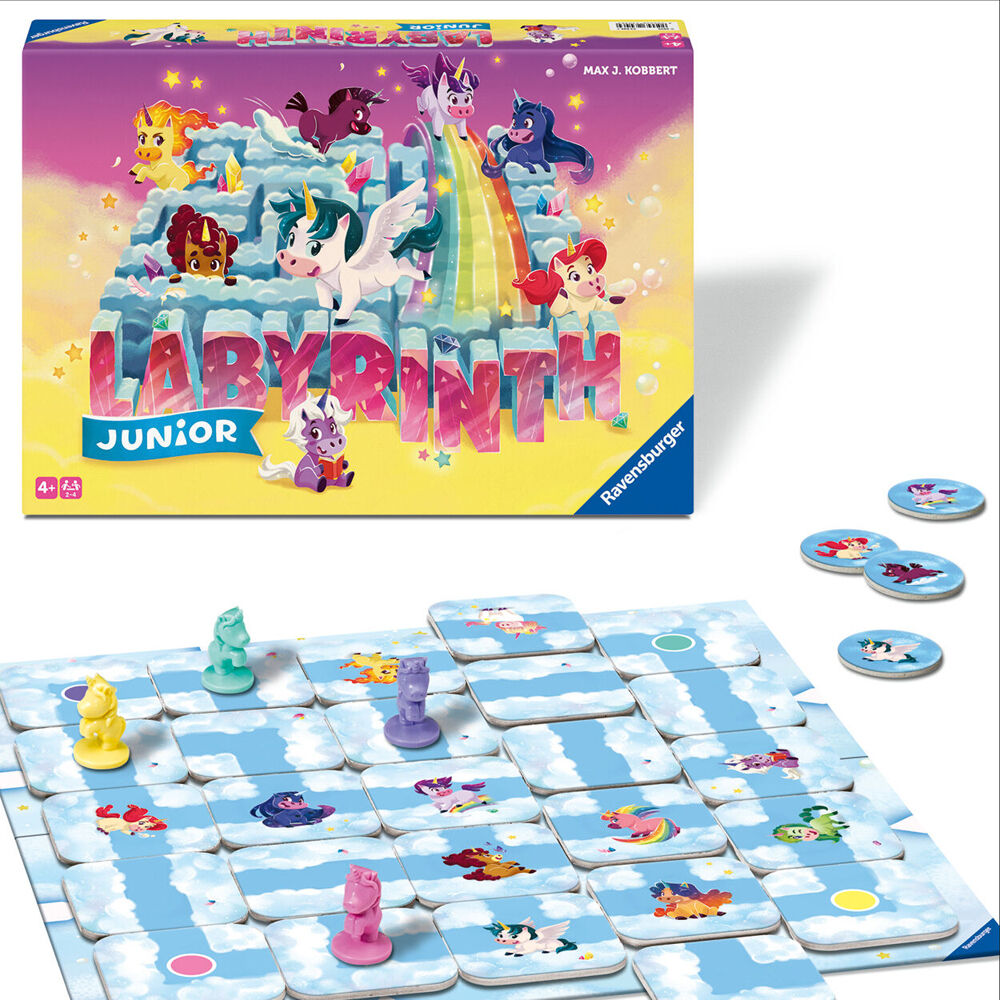 Ravensburger Kids Toy Junior Labyrinth Unicorn Classic Maze Board Game 7y+ — image 2