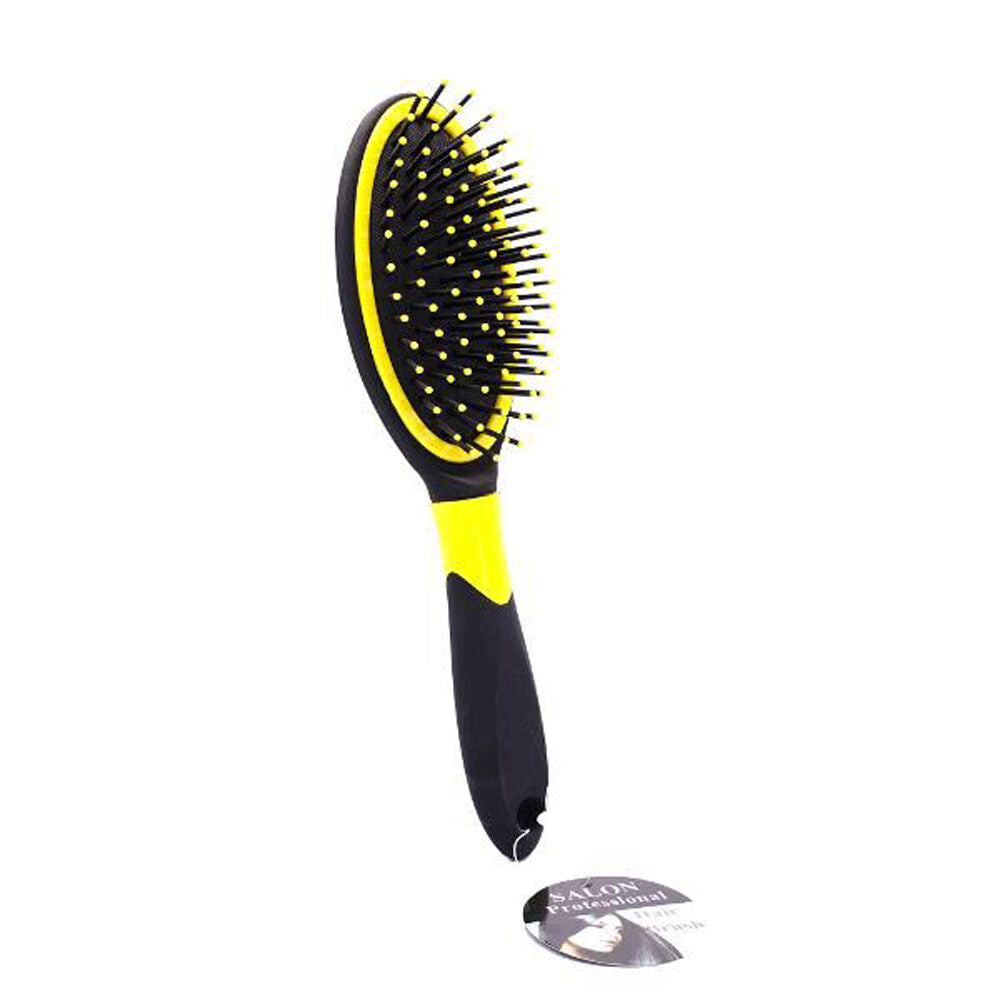 Salon Professional Women's Hair Brush Comb w/ Quality Bristles Assorted (4 Pack) — image 3