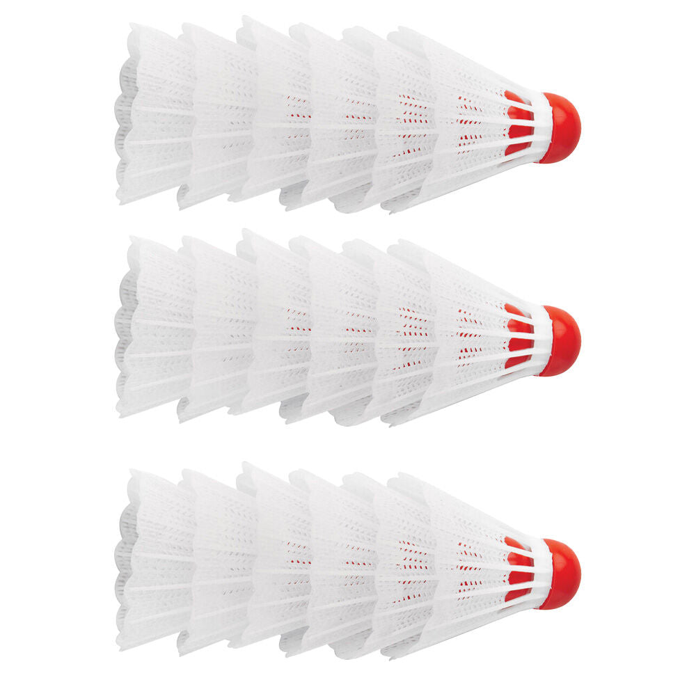 Regent 6pc Regent Outdoor Durable Plastic Badminton Playing Shuttle Sport Equipment (3 Pack)