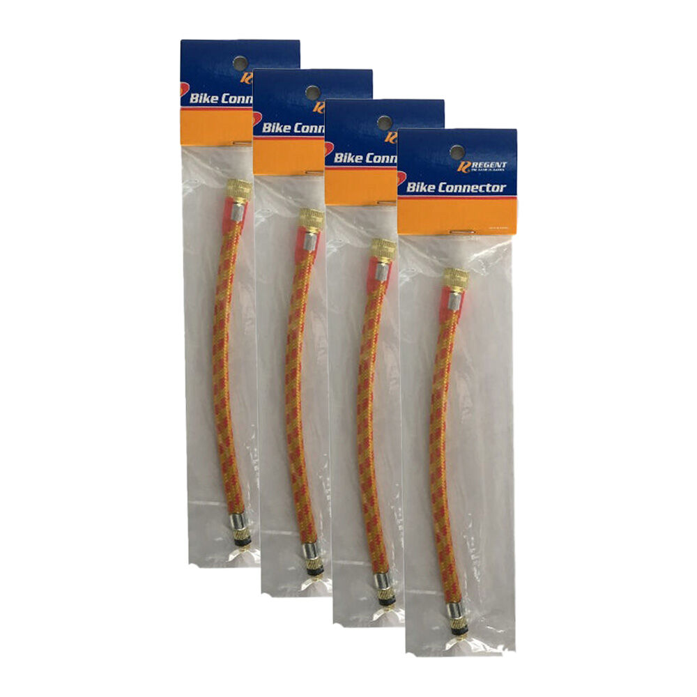 Regent Inflatable Bike & Ball Pump Hose Connector Accessory (4 Pack)