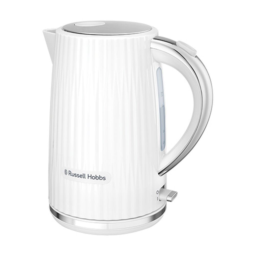 Russell Hobbs Eden Kettle Rapid Boil Electric Jug 1.7L White/Chrome