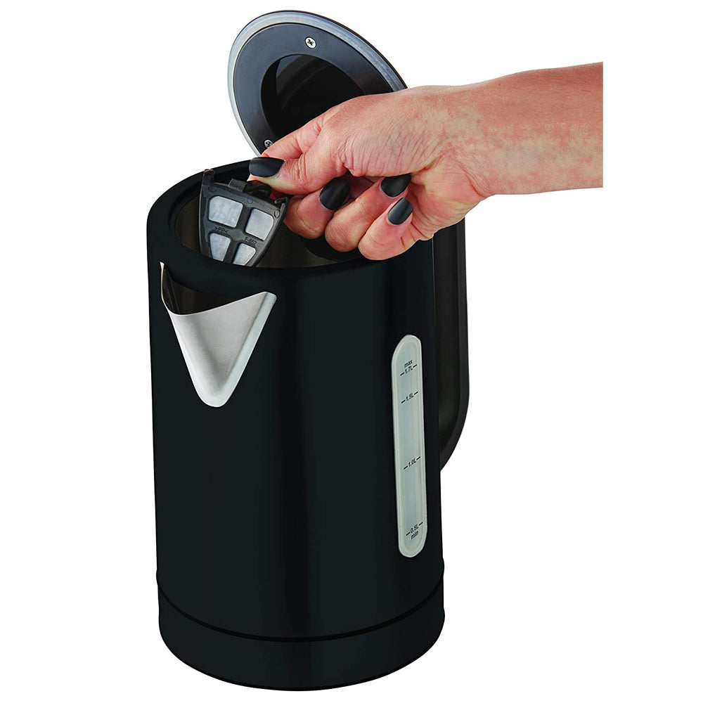Russell Hobbs RHK510BLK Electric Addison 1.7L Digital Kettle Stainless Steel-Matte Black — image 2