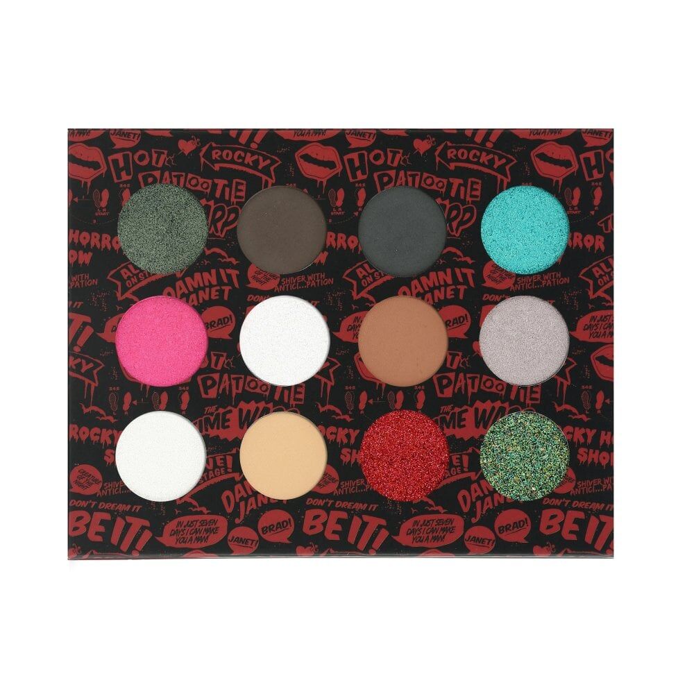 Rocky Horror Show Matte & Glitter Eyeshadow Makeup Palette 30g (12 Pieces) — image 2