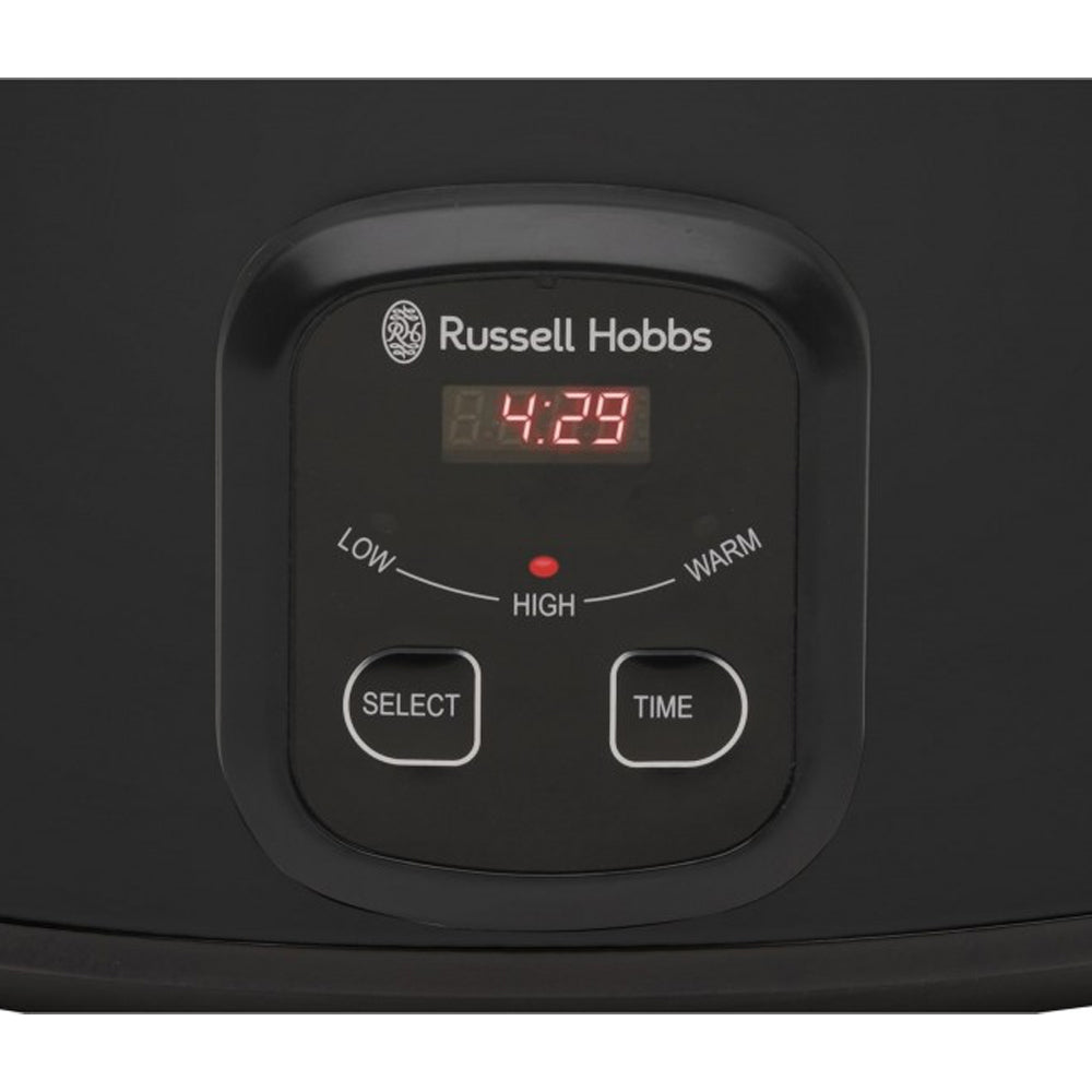 Russell Hobbs RHSC650BLK Electric 6L Searing Slow Cooker Pot w/ Lid Matte Black — image 2