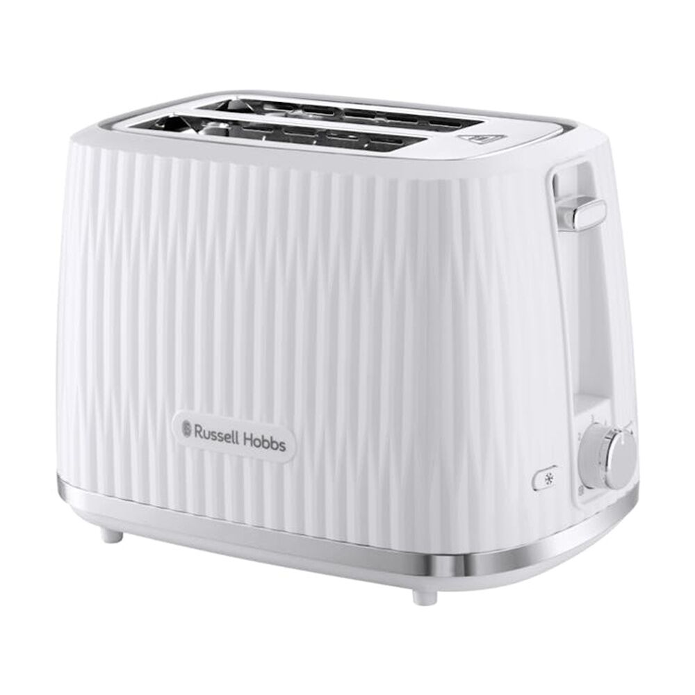 Russell Hobbs Eden 2 Slice Toaster Browning Control Kitchen White
