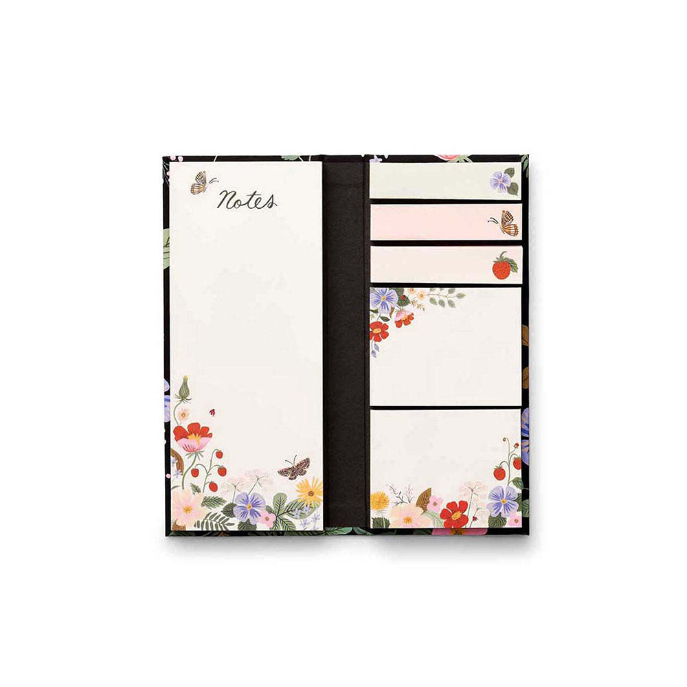 Rifle Paper CO 20cm Sticky Note Folio Writing Pad Stationery Strawberry Fields — image 2