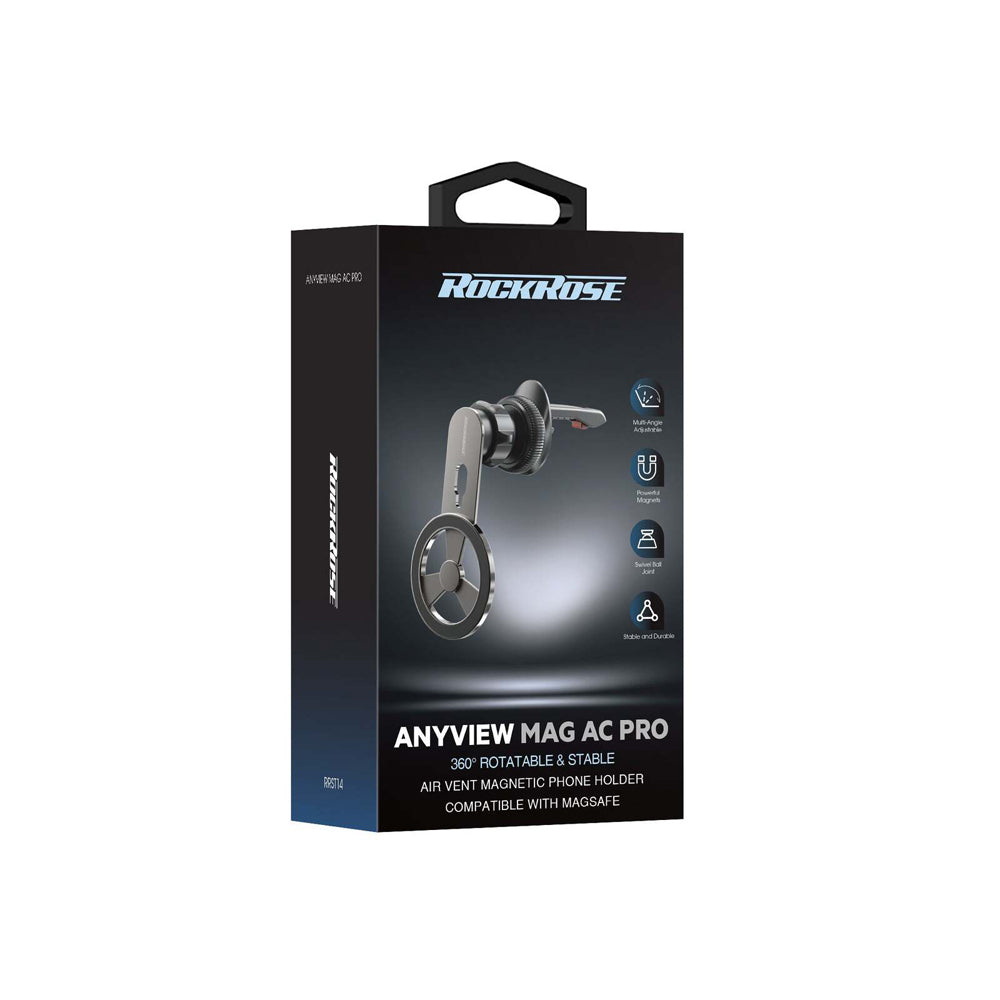 Rockrose Anyview Mag AC Pro Rotatable/Foldable Car Magnetic Phone Holder — image 2