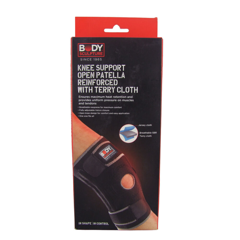 Body Sculpture Breathable Knee Support Wrap Compression Protector Neoprene (2 Pack) — image 2