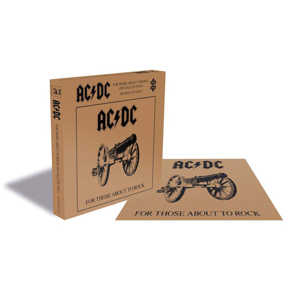 Rock Saws AC/DC For Those About To Rock Jigsaw Puzzle Game Toy 41x41cm (500 Pieces)