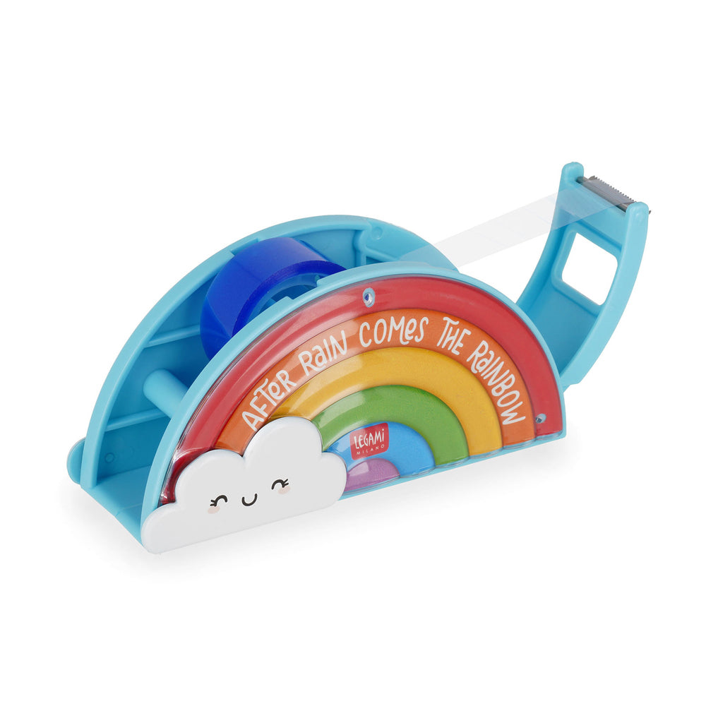 Legami Follow The Rainbow Tape Dispenser w/ 22mm Adhesive Roll School Holder — image 2