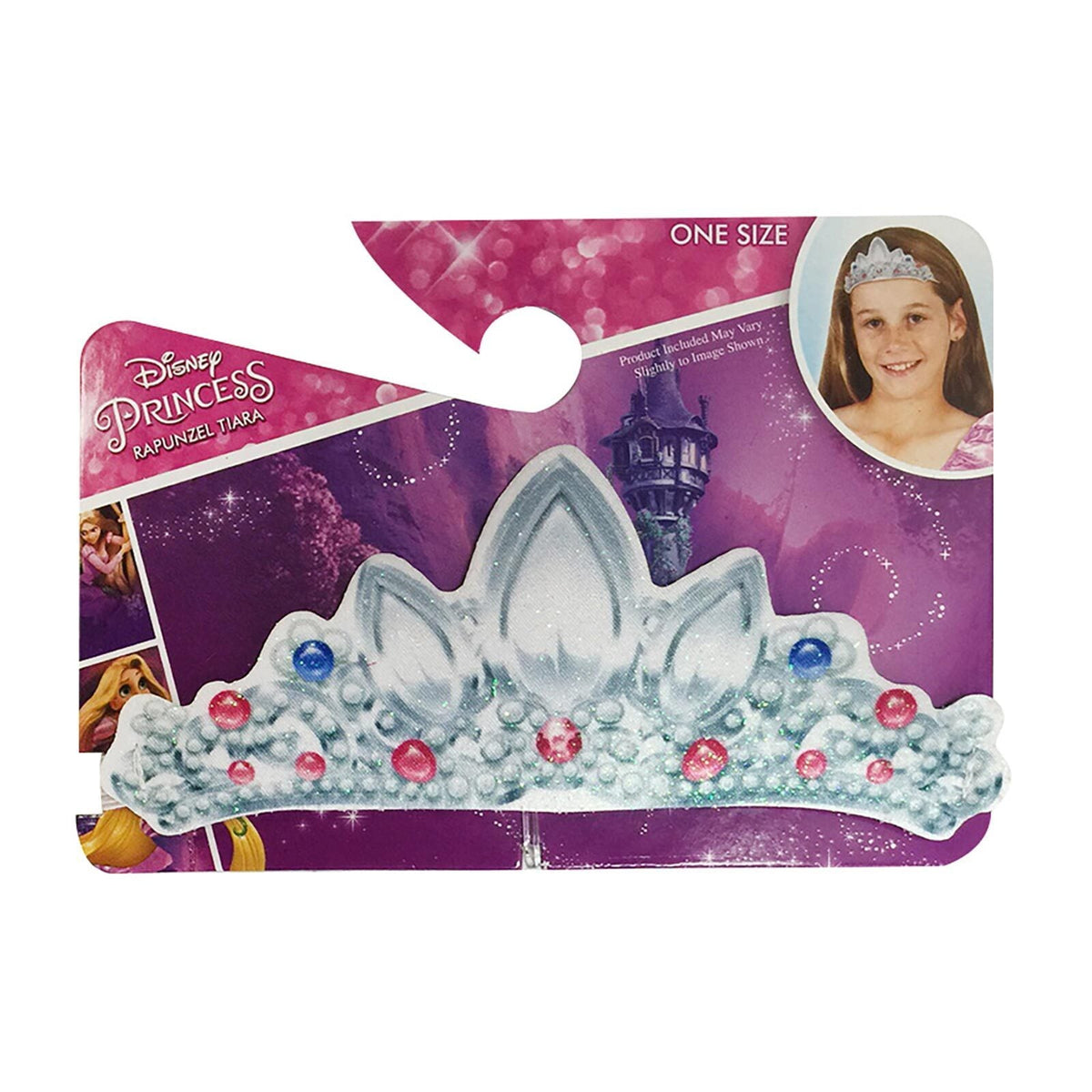 Disney Tangled Girls Princess Rapunzel Fabric Tiara/Crown Costume Accessory (10 Pack) — image 4