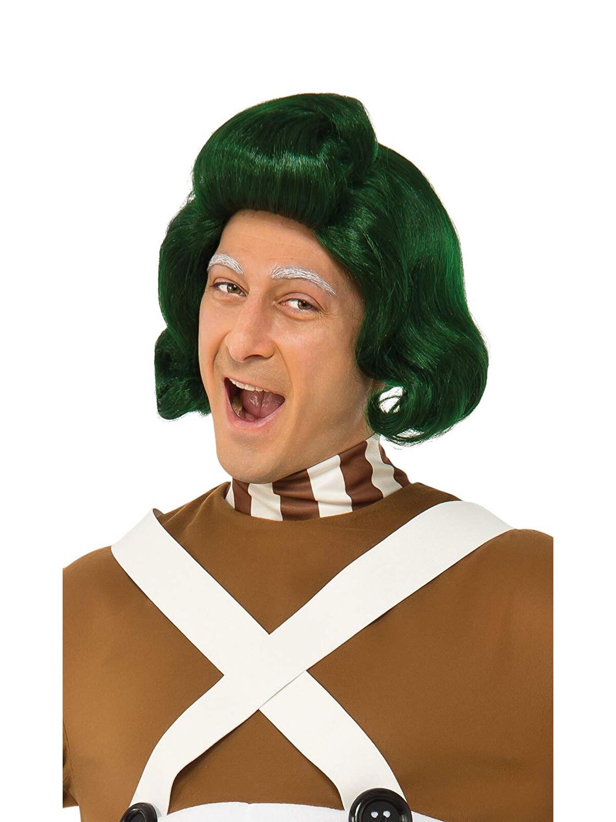 Rubies Oompa Loompa Wig Adult 6543 Green Hair Headwear Halloween Party Accessory — image 2
