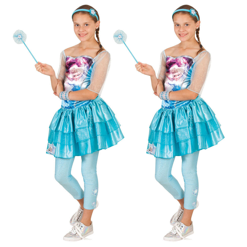 Rubies Disney Elsa Princess Frozen Kids/Girls Top Dress Up Party Costume 6+ (2 Pack)