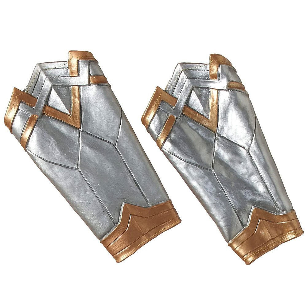 DC Comics Wonder Woman Deluxe Accessory Set Gauntlets/Tiara Glovelets Adult — image 3