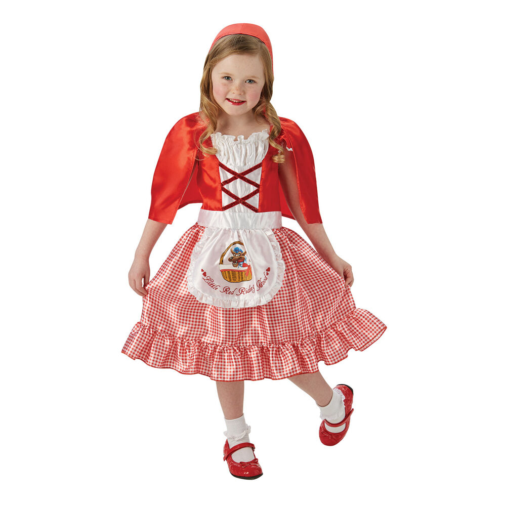 Rubies Red Riding Hood Fairytale/Storybook Girls Dress Up Costume Size 6-8 YRS