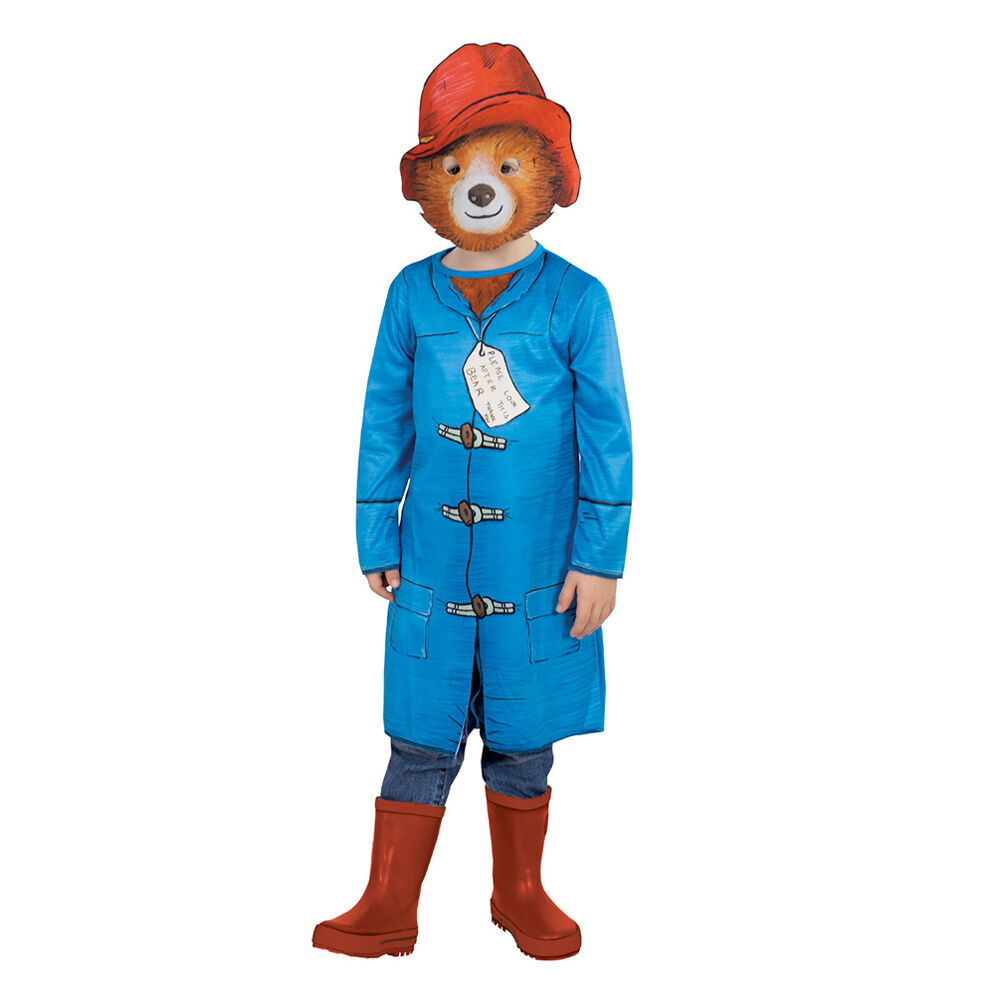 Marvel Paddington Bear Kids Classic Dress Up Halloween Party Costume Size 3-5