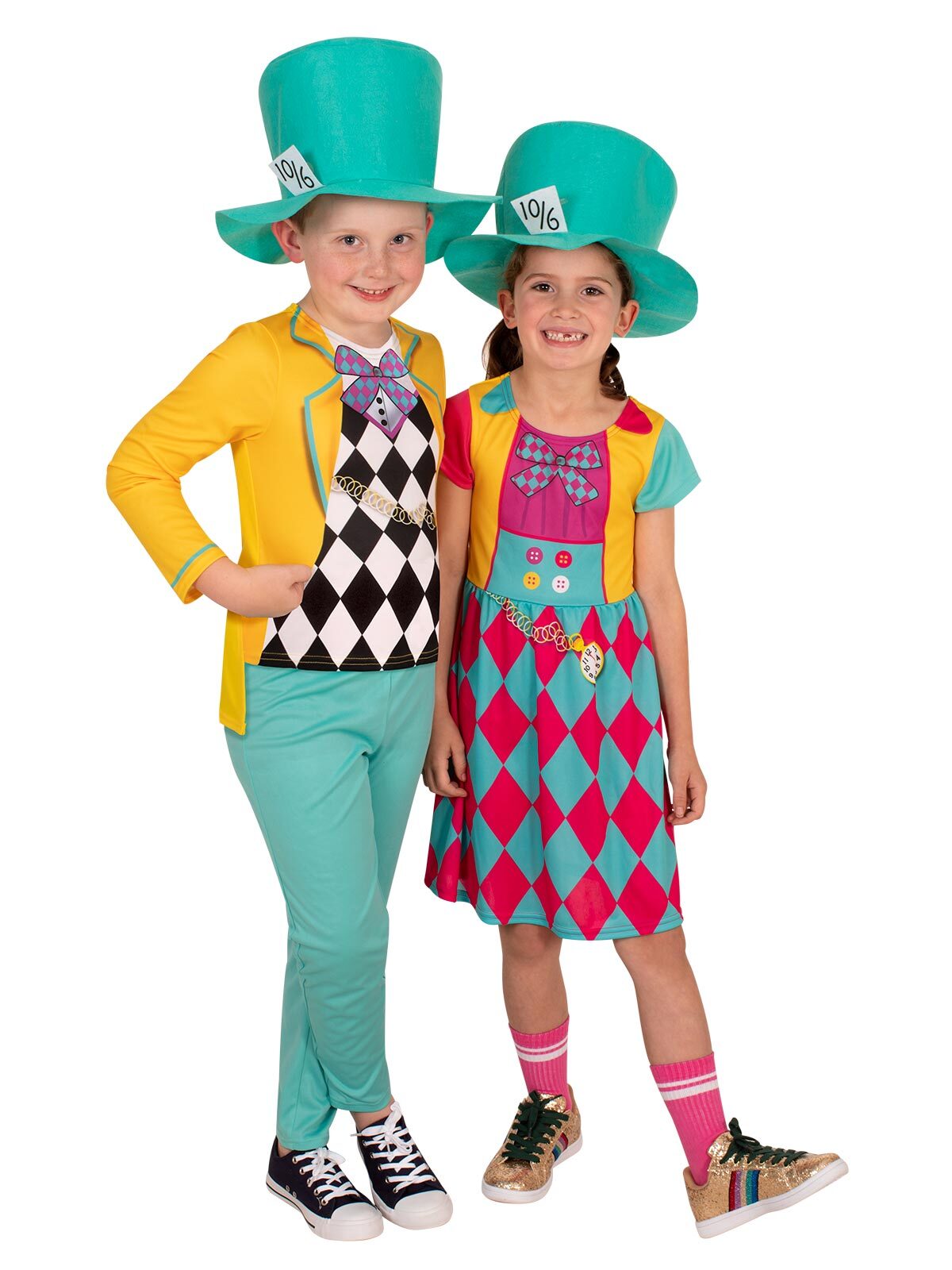 Disney Mad Hatter Boys Kids Classic Dress Up Halloween Party Costume Size 3-5 — image 4