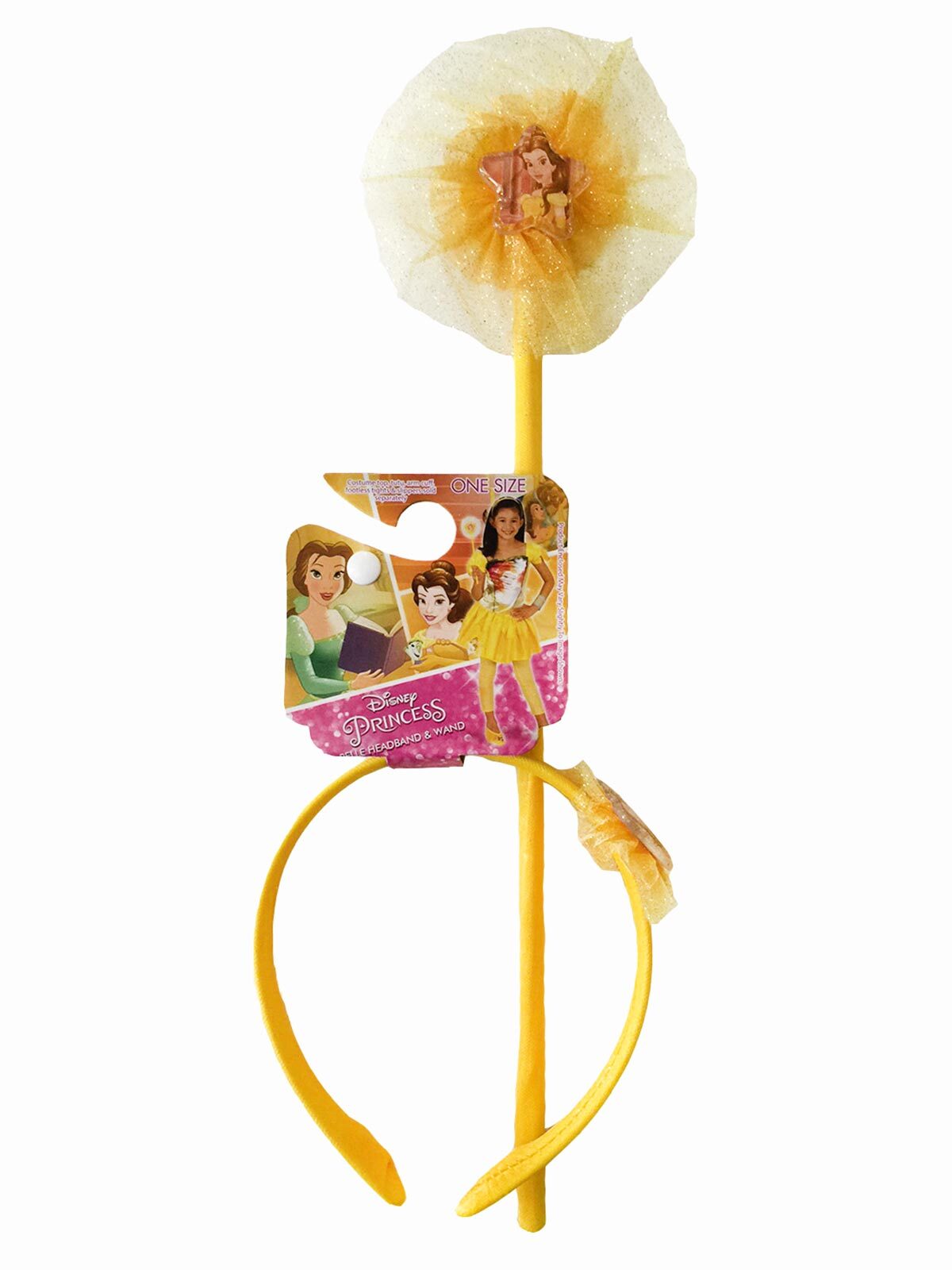 Disney Princess Belle Headband & Wand Dress Up Party Costume Accessory Child — image 3
