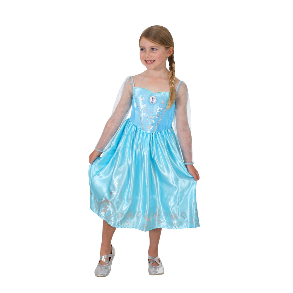 Disney Elsa Deluxe Winter Cloak Kids Costume Dress Up Party/Halloween Size 6-8y — image 2
