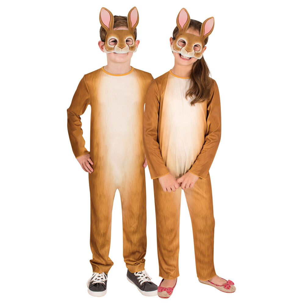 Rubies Rabbit Unisex Kids Animal Easter Dress Up Party Jumpsuit Costume Size 3-5