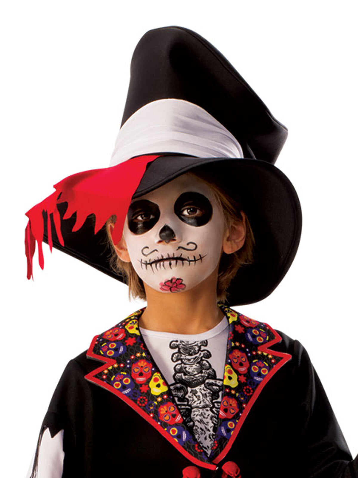 Rubies Day Of The Dead Boys Kids Dress Up Halloween Costume Outfit Size 3-5y — image 2