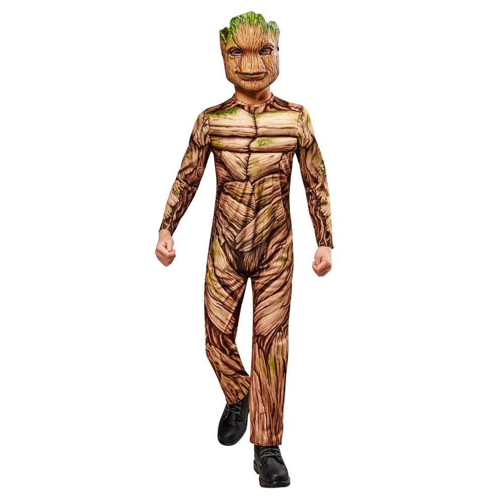 Marvel Groot Deluxe Gotg3 Costume Dress Up Party Cosplay Kids Outfit Size 6-8y