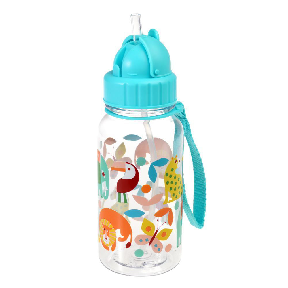 Rex London Kids/Child 500ml Plastic Water Bottle Drink Tumbler Wild Wonders — image 2