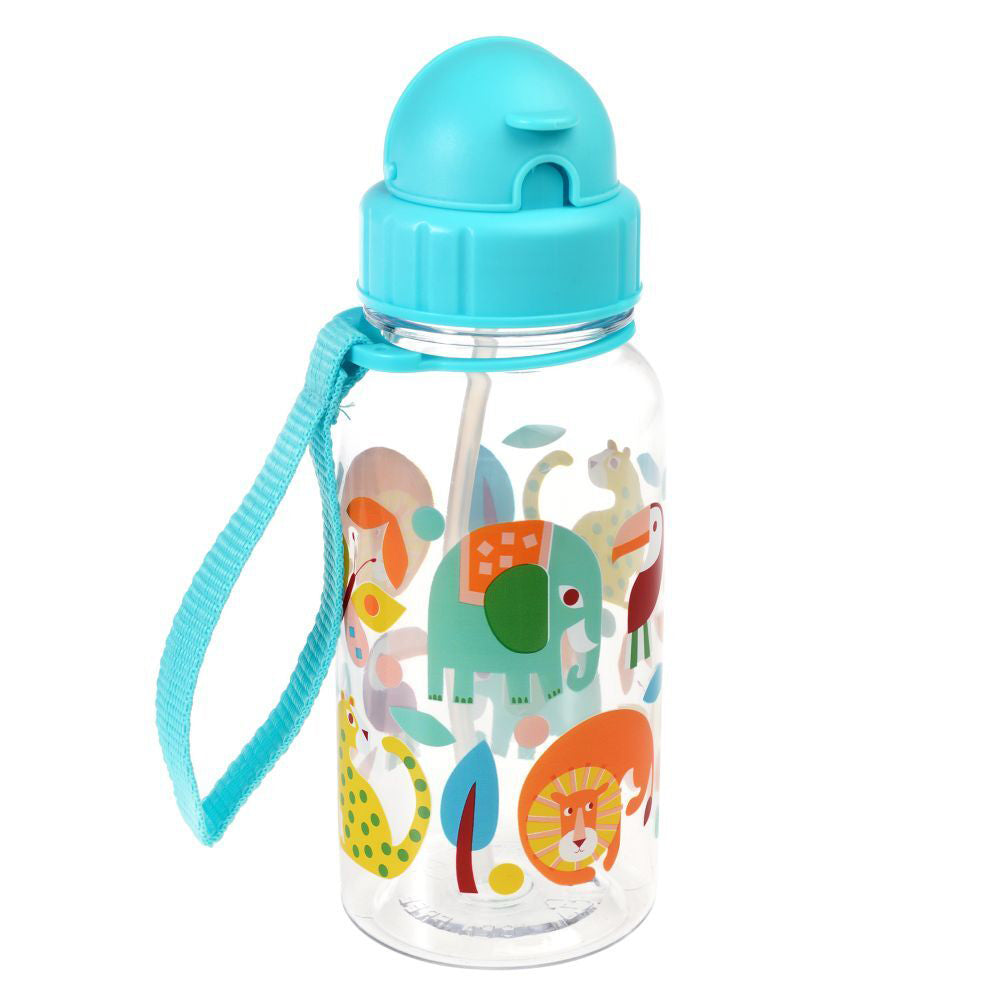 Rex London Kids/Child 500ml Plastic Water Bottle Drink Tumbler Wild Wonders (2 Pack) — image 2