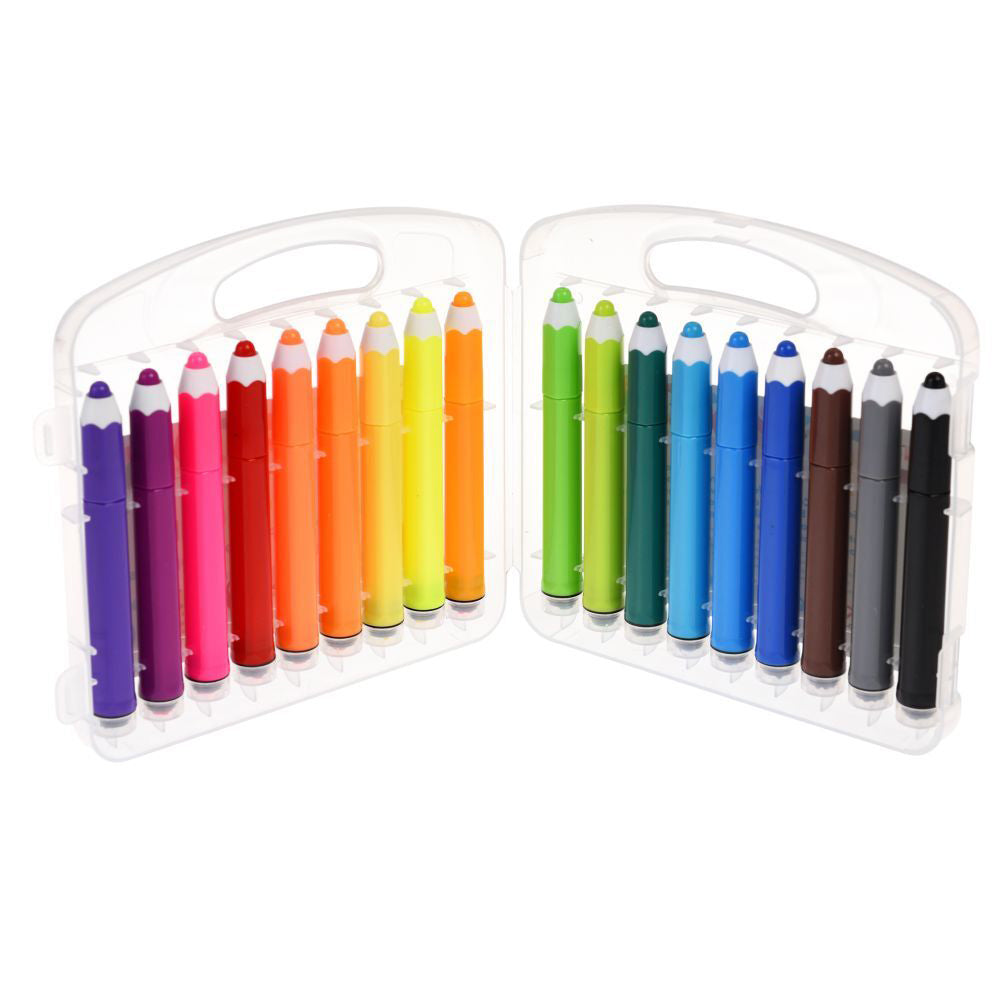 Rex London Felt Tip Stamp Pens Kids Marker Art/Craft Kit Wild Wonders (18 Pieces) — image 2