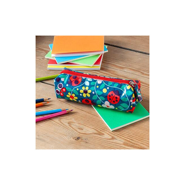 Rex London Pencil Case w/ Zipper Storage Stationery Organiser 21cm Ladybird — image 2