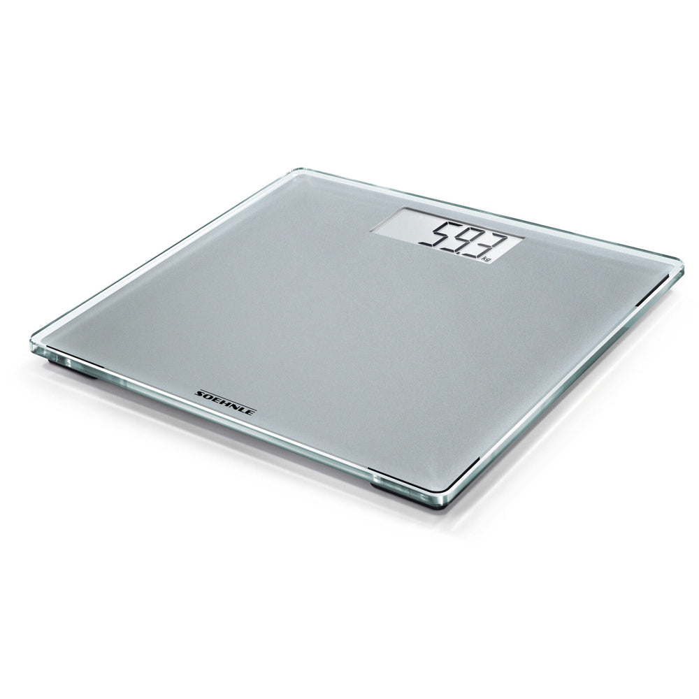 Soehnle Style Sense Compact 300 Digital LCD Bathroom Weigh Scale Silver 180kg