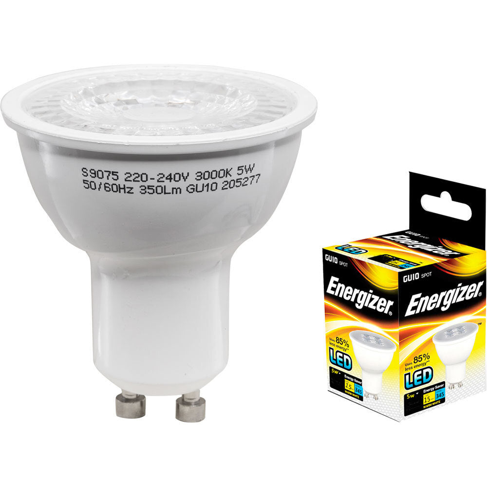 Energizer LED GU10 5W/350LM Warm White Downlight Spot Light/Lightbulb Bulb 50W — image 2