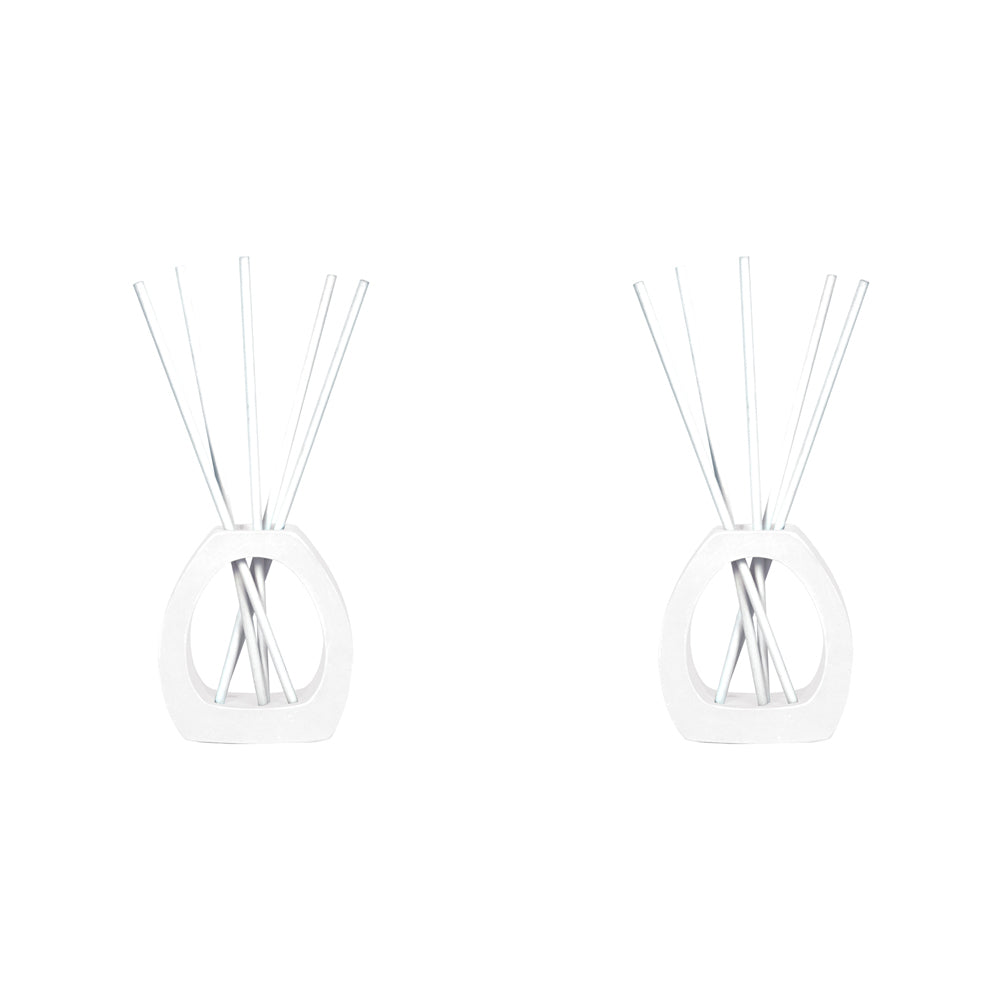 Arome Ambiance Arch Series Liquidless Reed Diffuser Set Clear Air Scent (2 Pack)