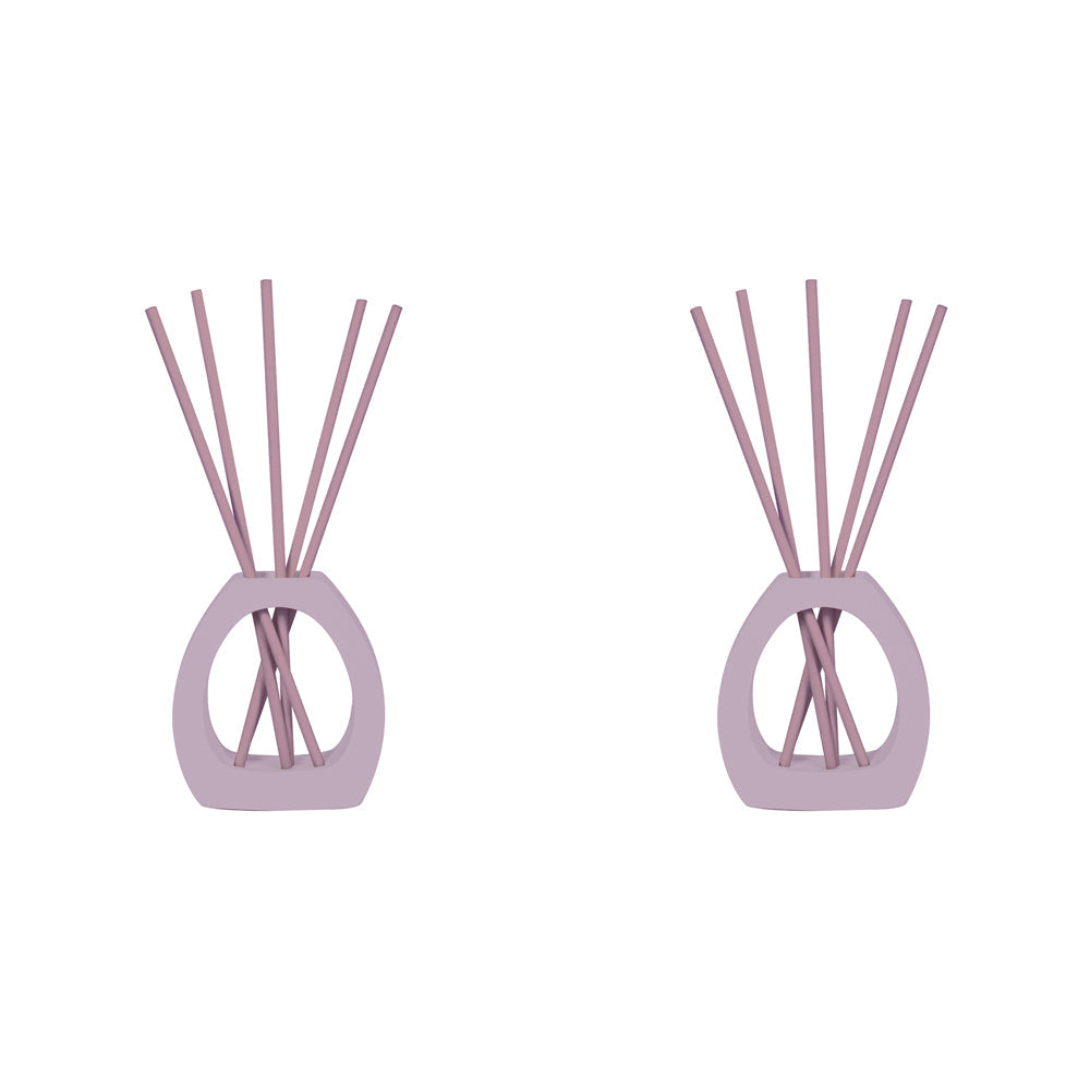 Arome Ambiance Arch Series Liquidless Reed Diffuser Set Jasmine Fragrance (2 Pack)