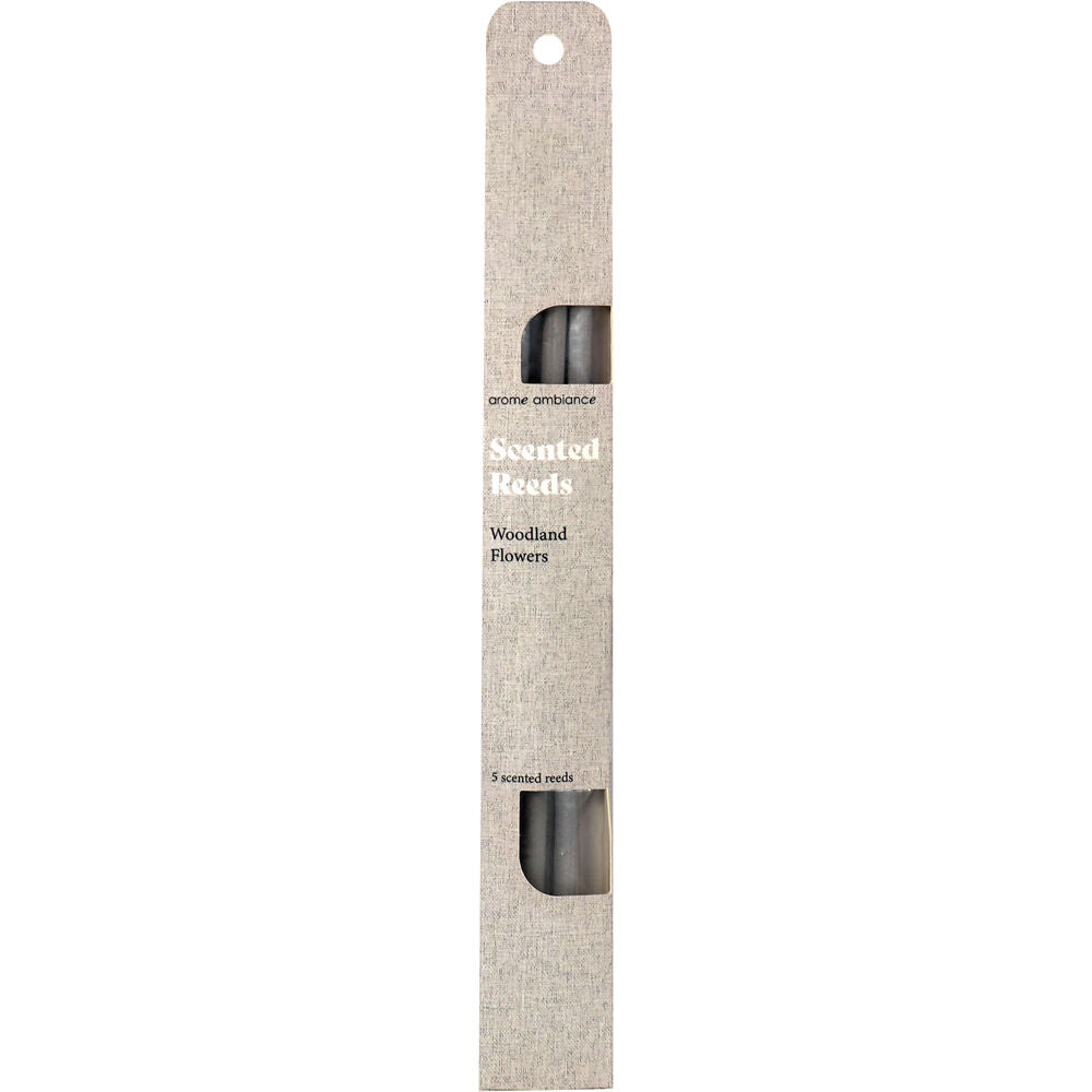 Arome Ambiance Scented Reeds Diffuser 3.6x29cm Woodland Flowers Grey (5 Pieces)