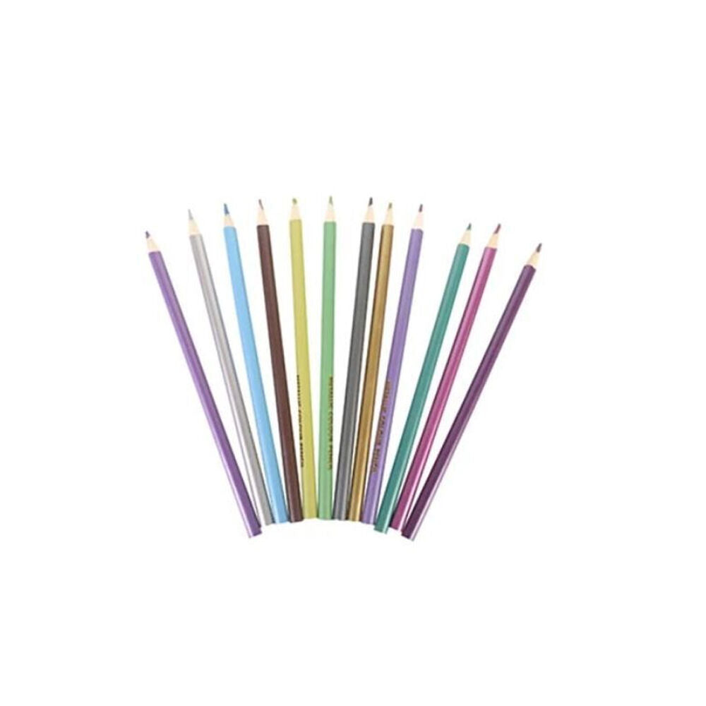 Studio Works Quality Metallic Artists Pencils Assorted Creative Toolkit (12 Pieces) — image 3