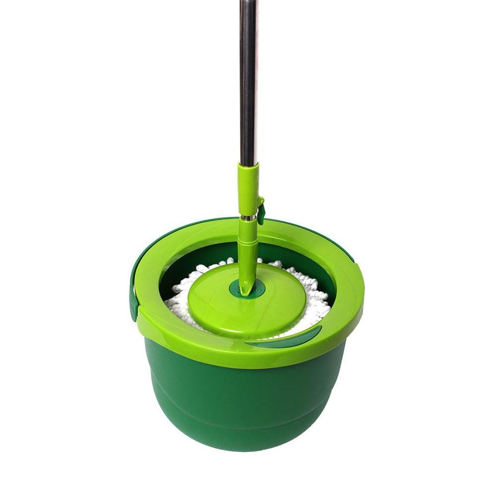 Sabco Smart Compact 130cm Spin Mop w/ Bucket Floor/Surface Cleaner Set Green — image 2