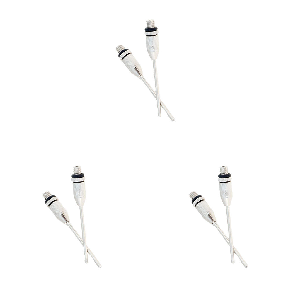 Summit Global Ball Air Pump Metal Universal Inflation Needles Silver (6 Pieces)