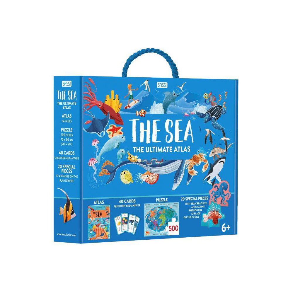 Sassi The Ultimate Atlas Kids/Children Fun The Sea 3D Models & Puzzle Set 6+ — image 2