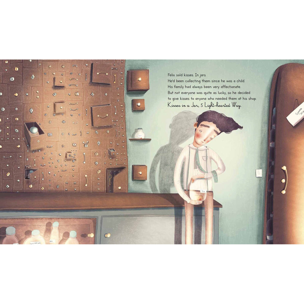 Sassi Story Telling Book Kids/Children Fun Reading/Learning Kisses in a Jar 5y+