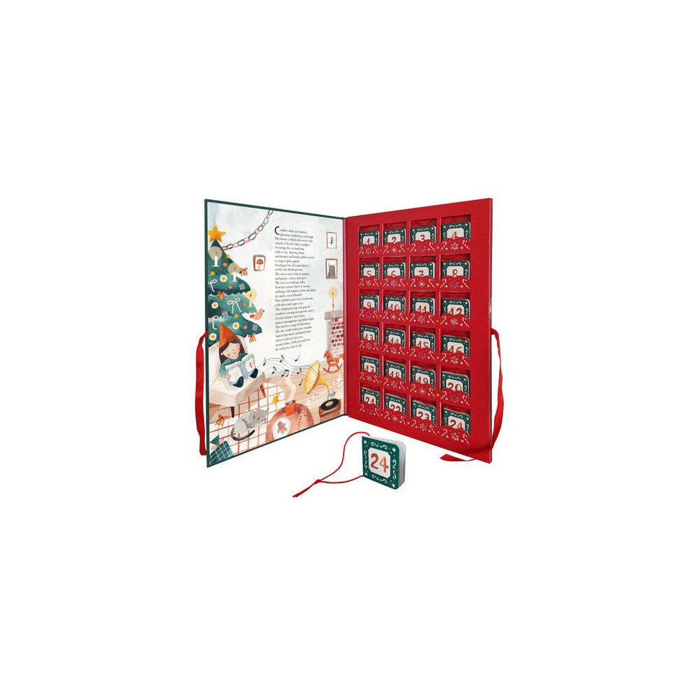 Sassi Kids/Children Christmas Advent Calendar Educational Illustrated Book 4y+
