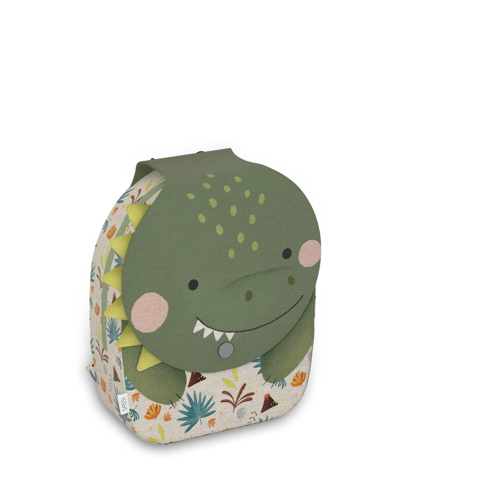 Sassi Cotton A5 Kids/Childrens School Backpack Cracky the Dinosaur Themed 18m+