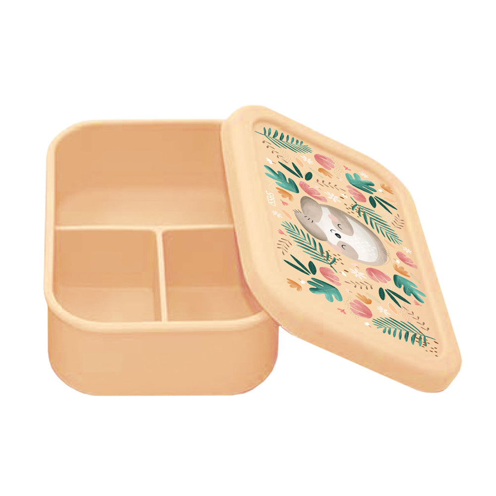 Sassi Silicone Lunch Box Gnawy The Sloth Baby/Childrens Cutlery Tableware 6m+