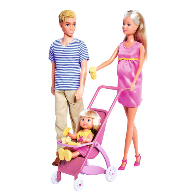 Steffi Love Happy Family Doll w/ Stroller Playset Kids/Children Toy 3y+ — image 2