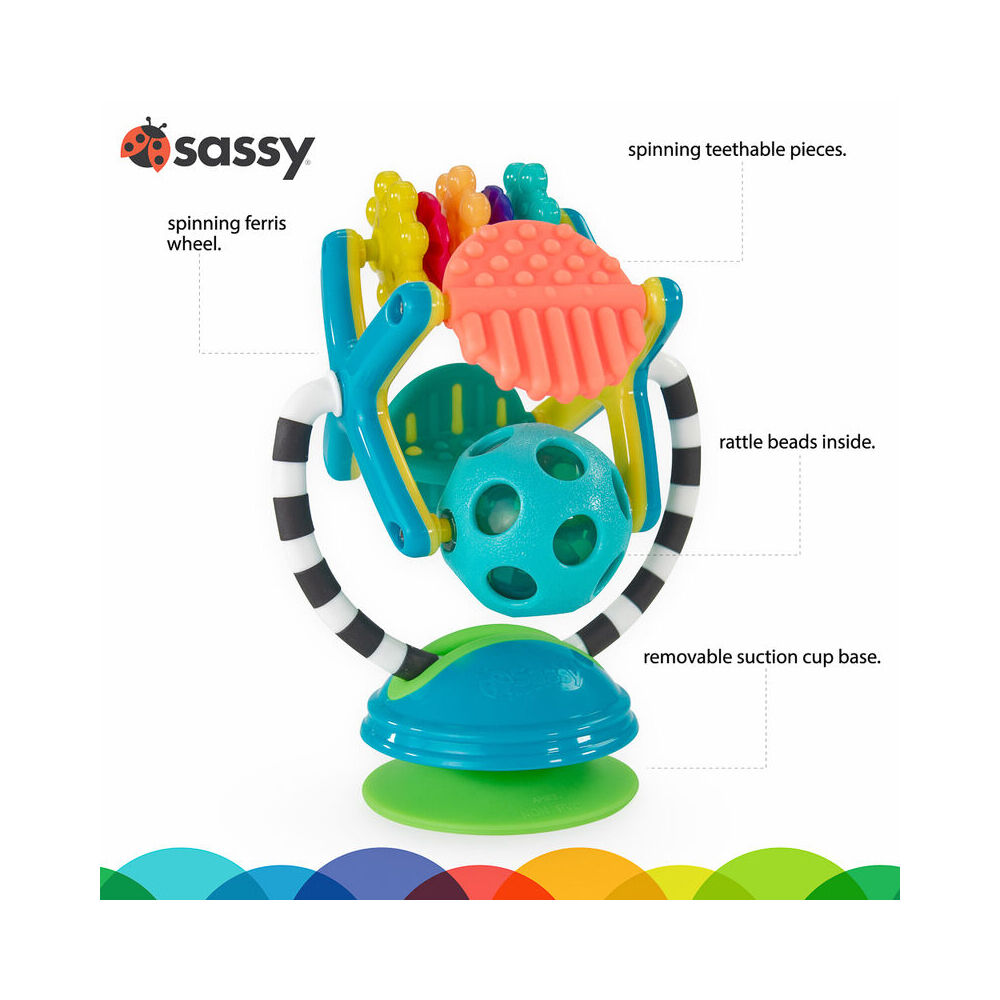 Sassy Baby Teethe & Twirl Sensation Activity Sensory Fun Play Kids Toy 6m+ — image 3