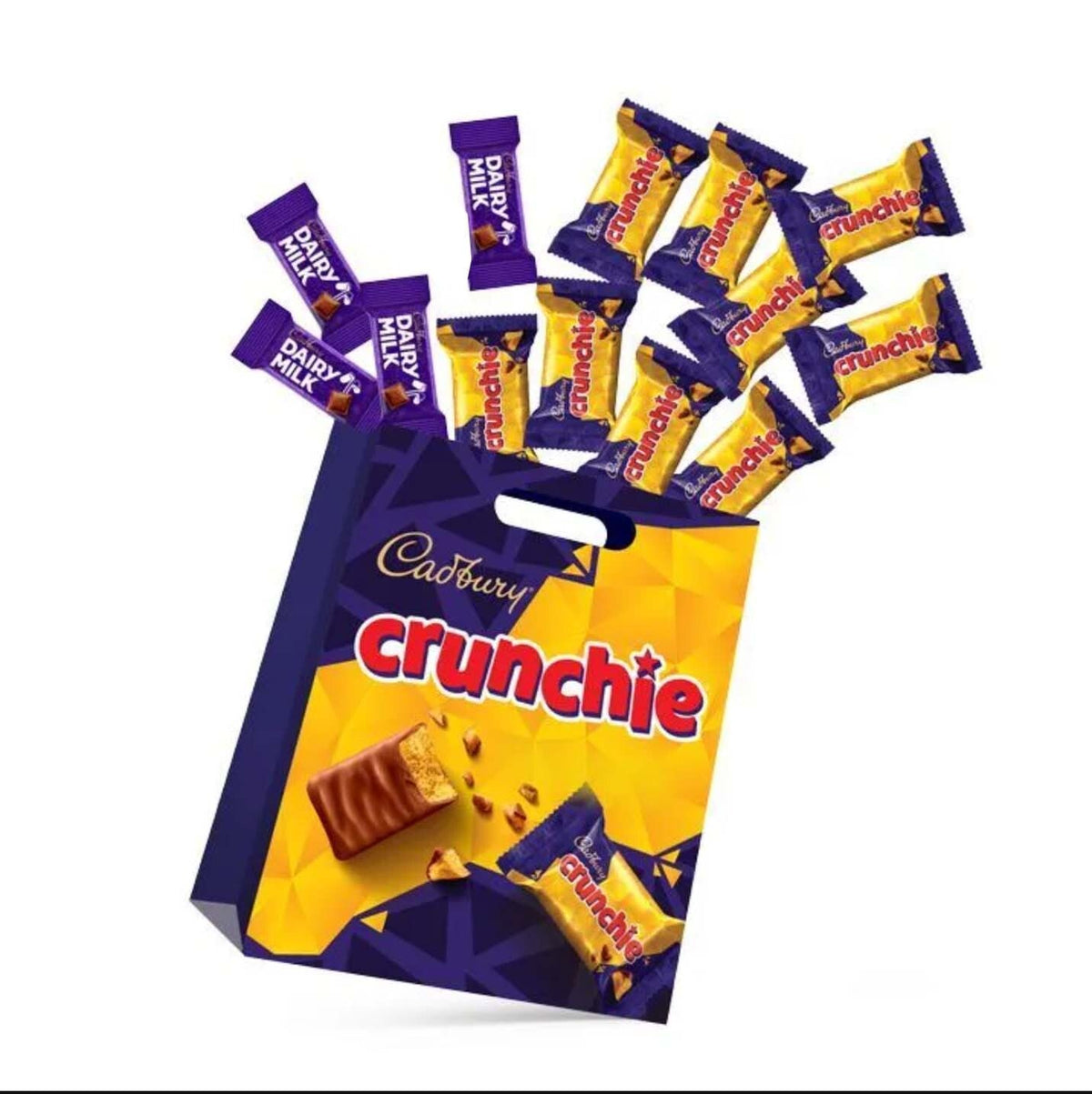 Cadbury Crunchie/Dairy Milk Chocolate Showbag Bite Size Snacks/Confectionery — image 2