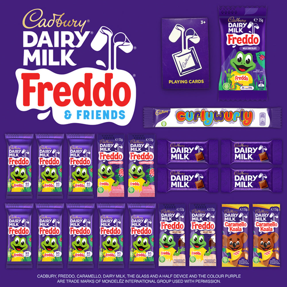 Cadbury Dairy Milk Freddo & Friends Showbag Confectionery Chocolate Snacks (20 Pieces) — image 2