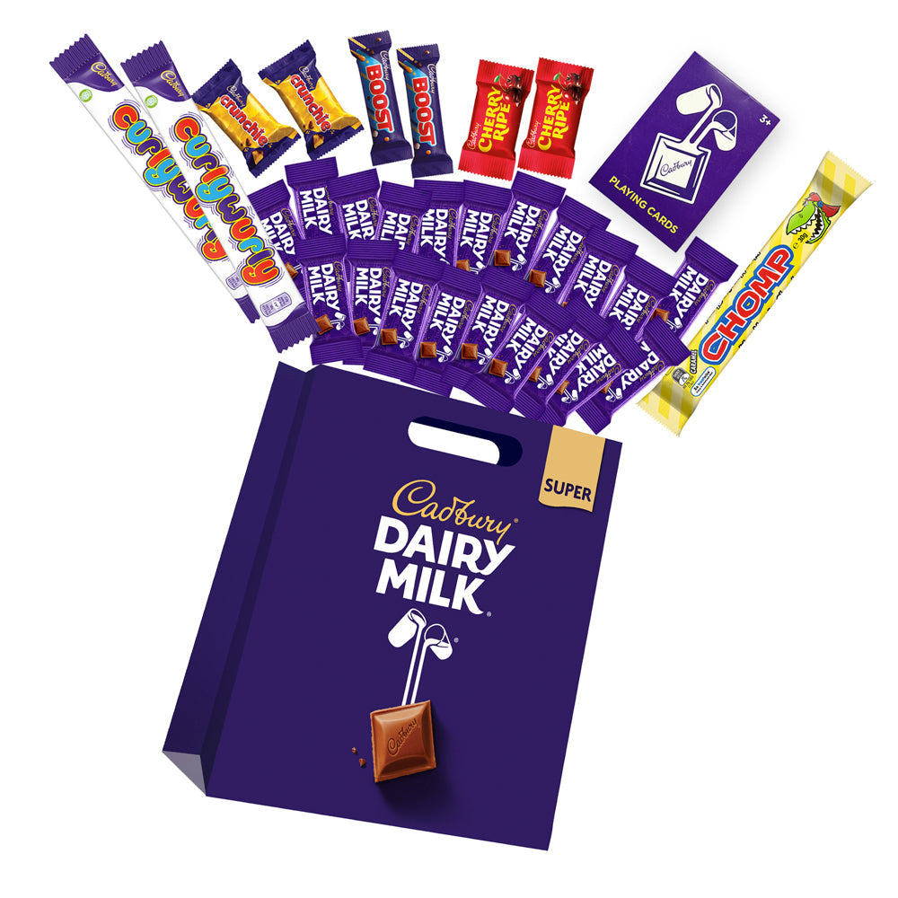 Cadbury Dairy Milk Superbag Showbag Chocolate Confectionery Sweets Snacks (29 Pieces)